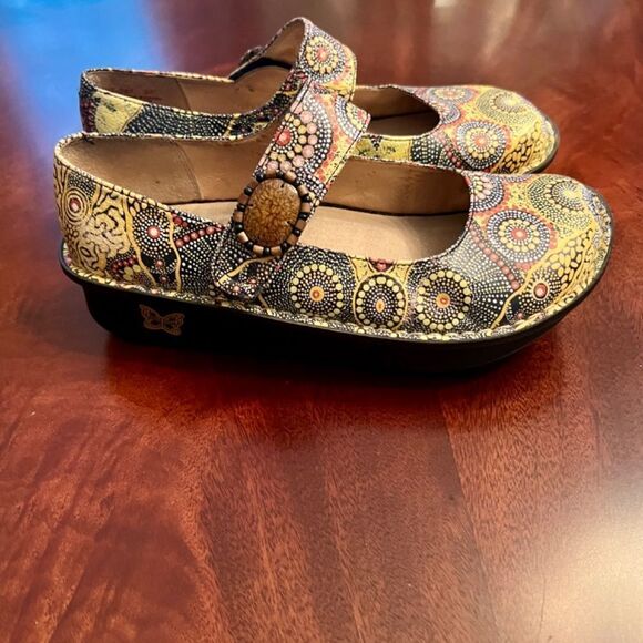 EUC Women's Alegria Paloma Mary Jane Shoes Size 37 or 7 - 7.5 - Picture 2 of 5
